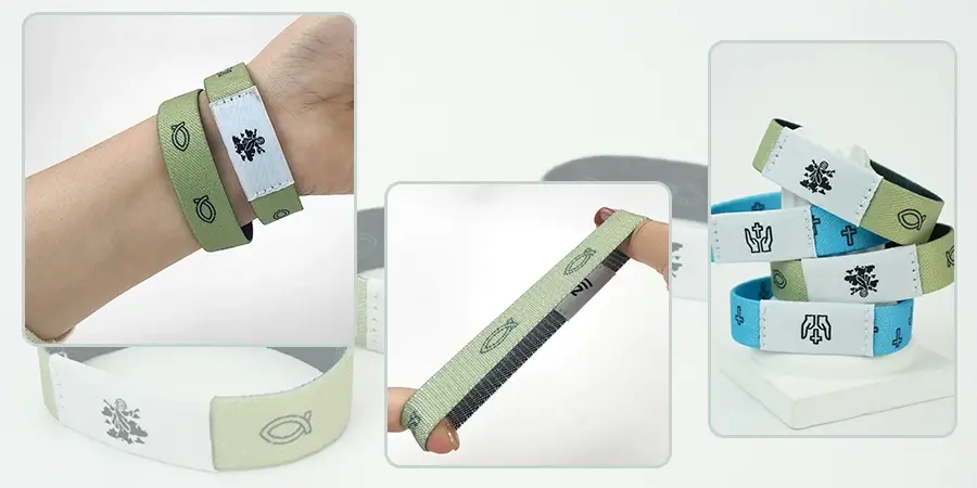 nfc bible verse bracelet is made of elastic fabric, is comfort to wear and stylish nfc bible verse bracelet is made of elastic fabric, is comfort to wear and stylish