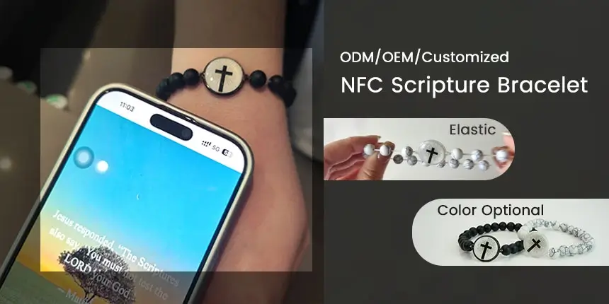 natural stone and shell nfc enabled scripture bracelet rs-nw015 natural stone and shell nfc enabled scripture bracelet rs-nw015