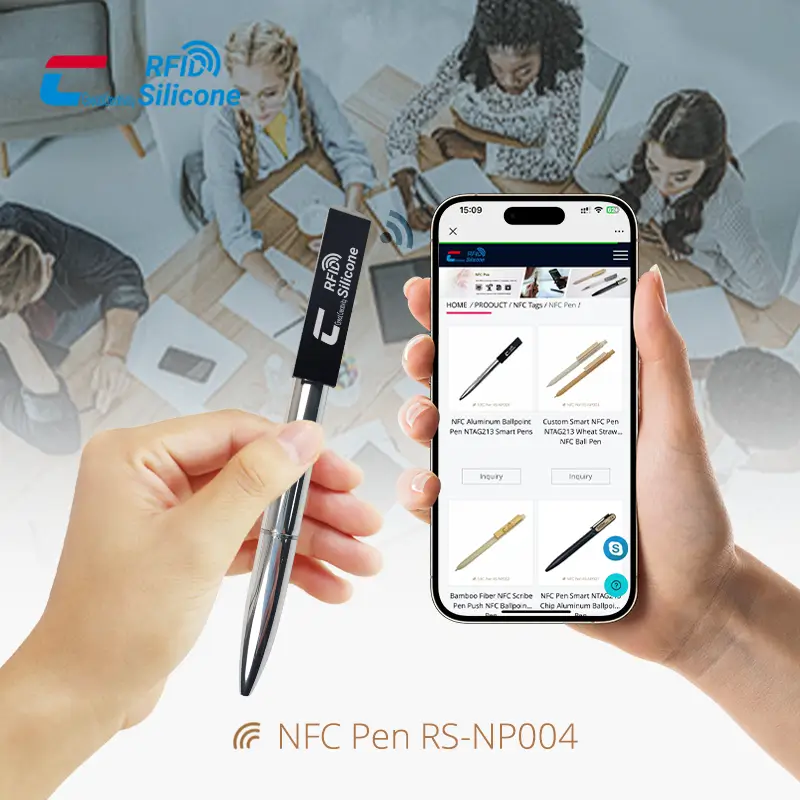 NFC Aluminum Ballpoint Pen NTAG213 Smart Pens