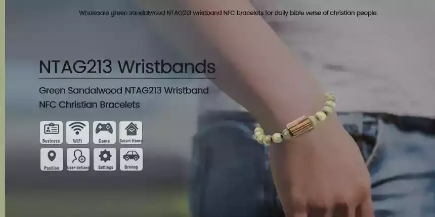 green sandalwood ntag213 wristband nfc christian bracelets green sandalwood ntag213 wristband nfc christian bracelets