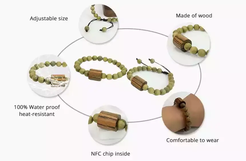 details of ntag213 bracelet rs-nw018 details of ntag213 bracelet rs-nw018