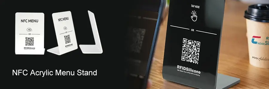 nfc acrylic menu stand----smart nfc menu nfc acrylic menu stand----smart nfc menu
