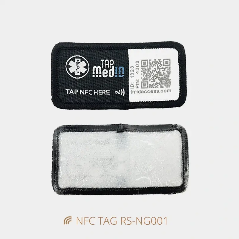 NFC Patch Fabric Iron-On Tags NTAG213 Clothing Tags