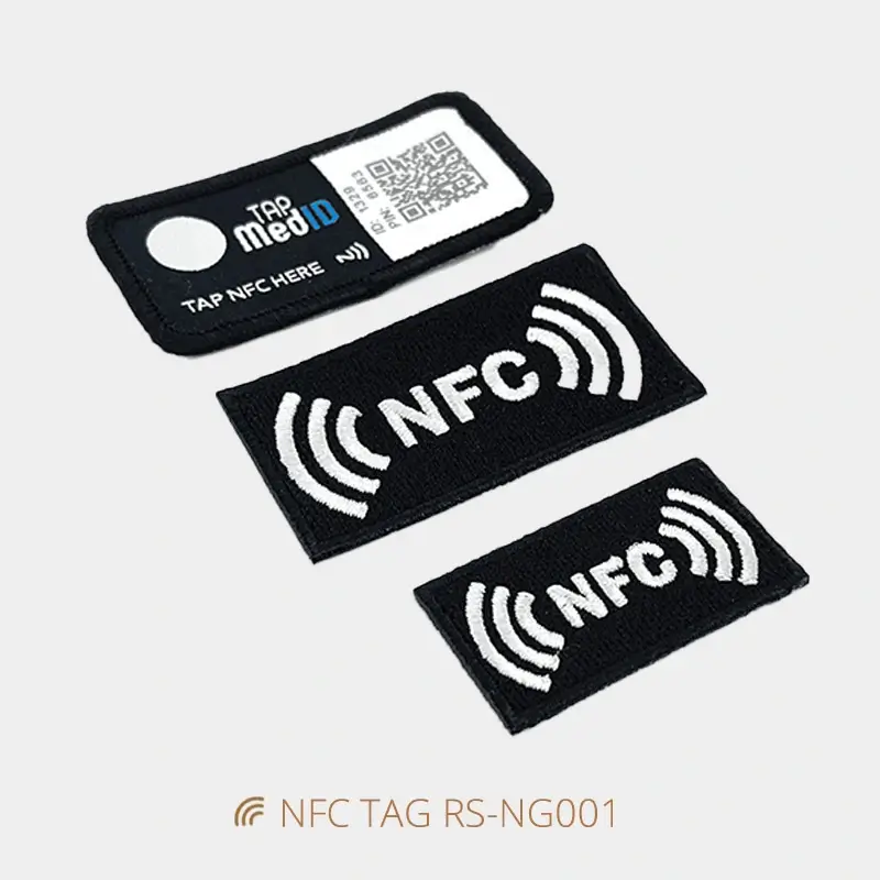 NFC Patch Fabric Iron-On Tags NTAG213 Clothing Tags