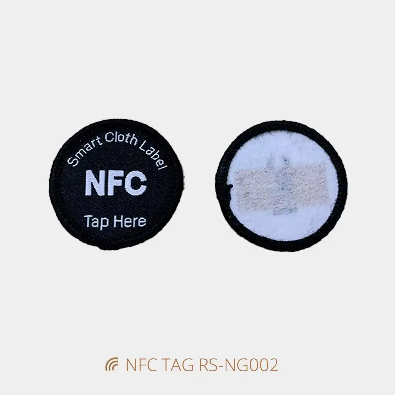 Iron-on NFC Clothing Tag Overlock Fabric NFC Patches