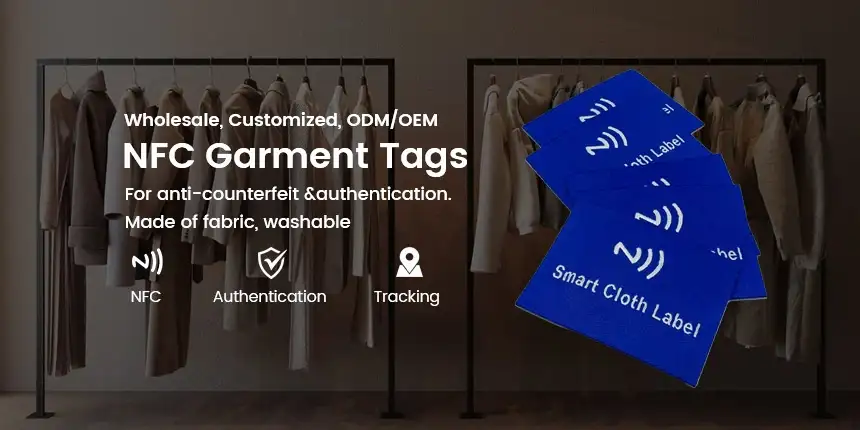 the nfc garment tags for anti-counterfeit and authentication