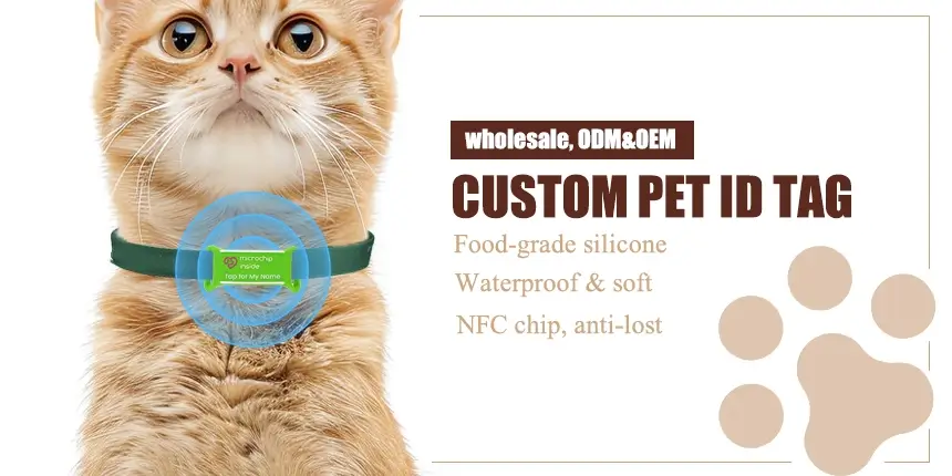 nfc custom pet id tags waterproof soft silicone supplier nfc custom pet id tags waterproof soft silicone supplier