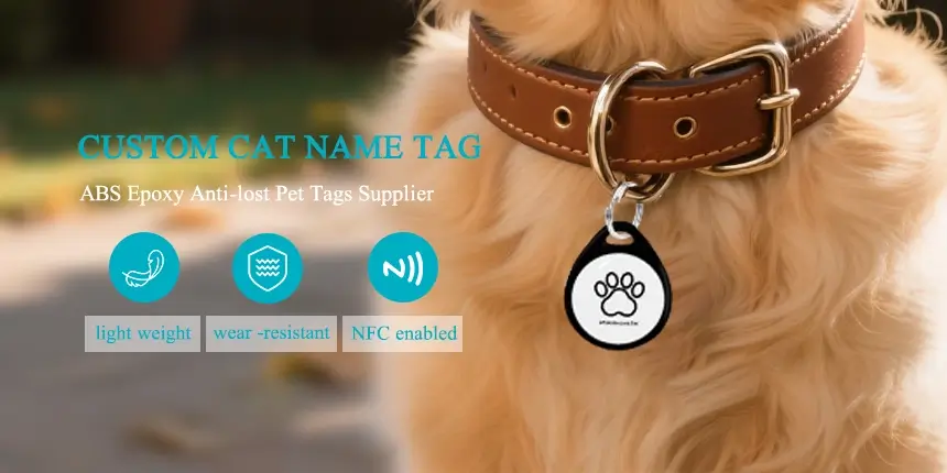 custom cat name tags abs epoxy anti-lost pet tags supplier custom cat name tags abs epoxy anti-lost pet tags supplier