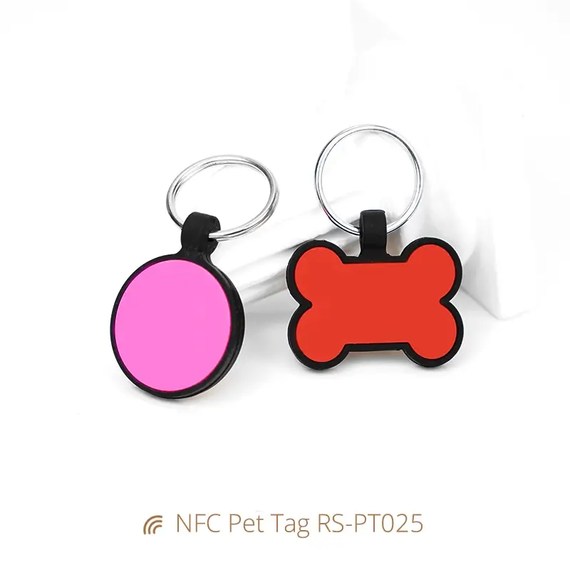 NFC Digital Dog Tag Silicone Tag Waterproof