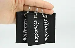 the nfc fabric keychain is lightweight and easy to carry the nfc fabric keychain is lightweight and easy to carry