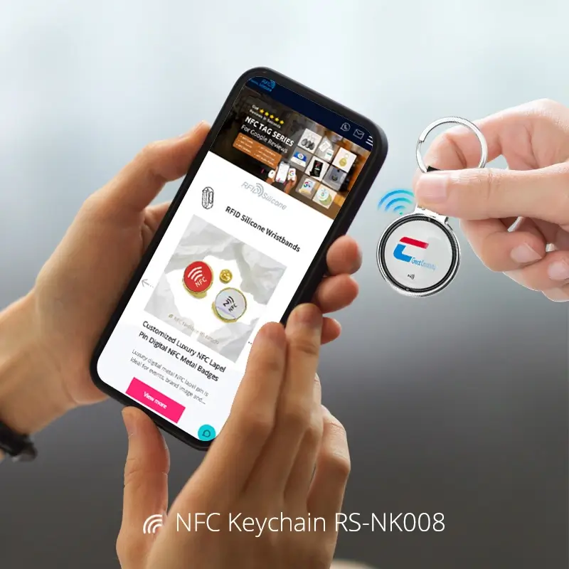 Epoxy Program NFC Keyfob Custom Tap Connect Fast