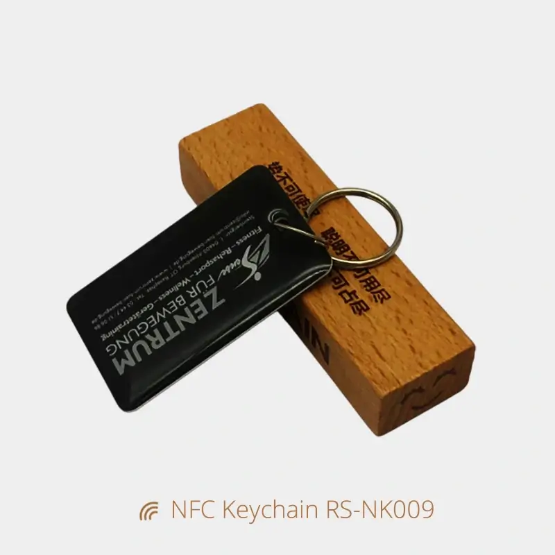 Smart Epoxy NFC Keychain Access Control Card