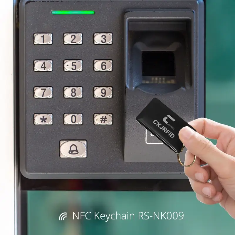 Smart Epoxy NFC Keychain Access Control Card