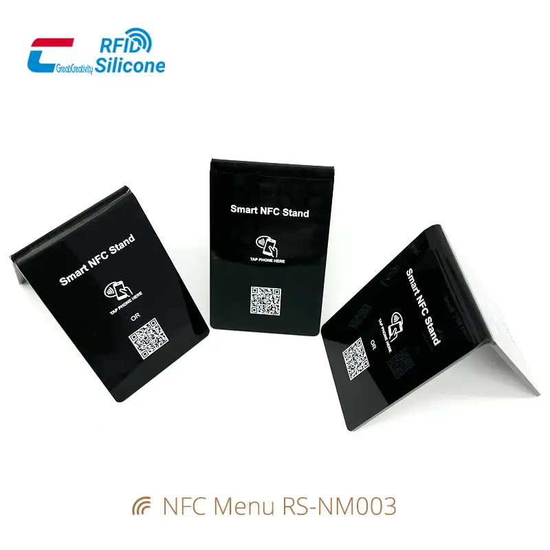 Double-Sided Menu Stand NFC Smart NFC Acrylic Holder