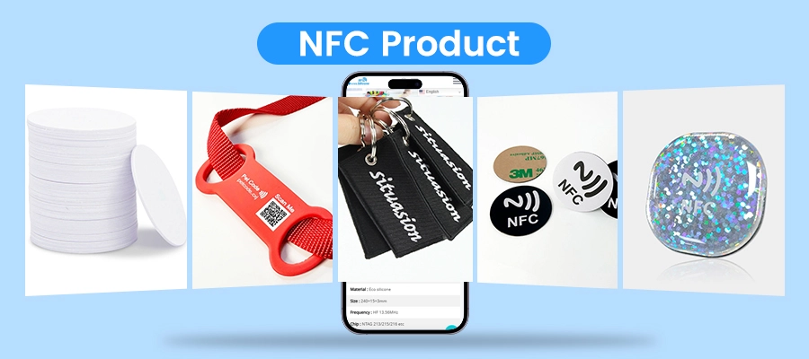 nfc tag nfc tooken nfc sticker nfc keychain