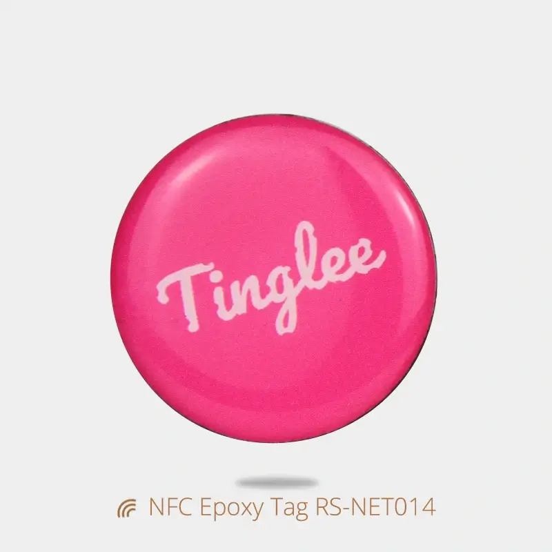 Custom Anti-metal Bible NFC Epoxy Label Round Label Sticker