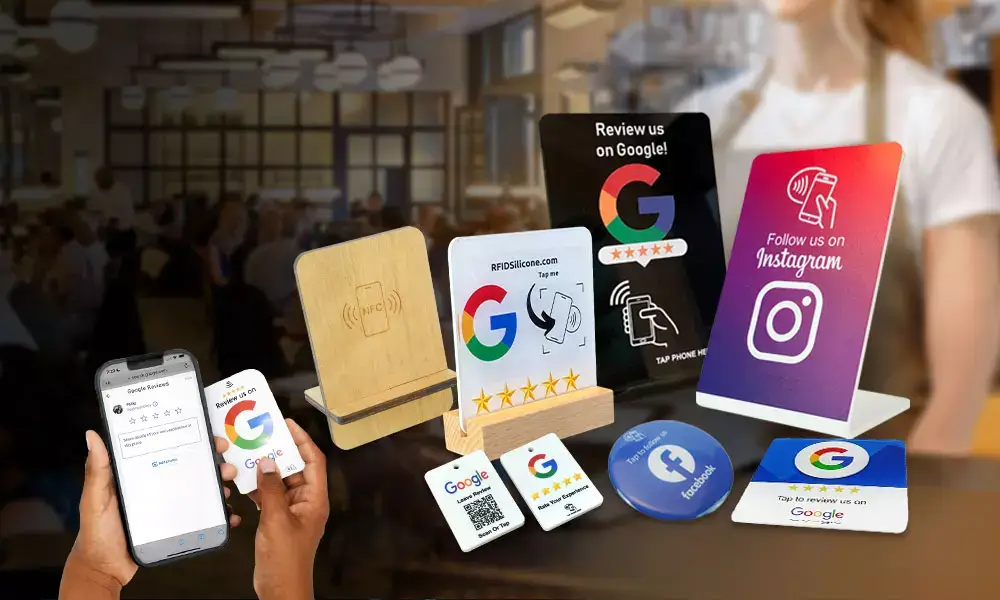 NFC TAG SERIES<br> For Google Reviews<br> NTAG213/215/216