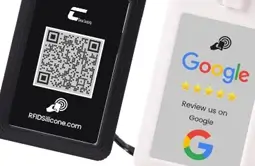 the nfc card is enabled nfc and qr code, compatible with all smartphones