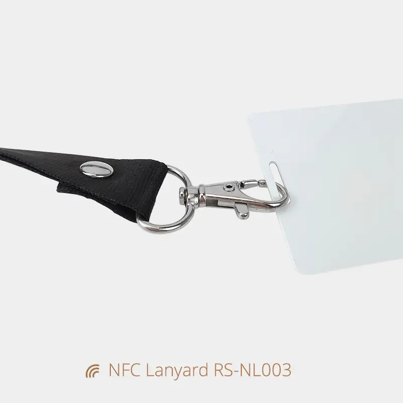MIFARE 1k Cards NFC Lanyard Badges with Safety Buckle