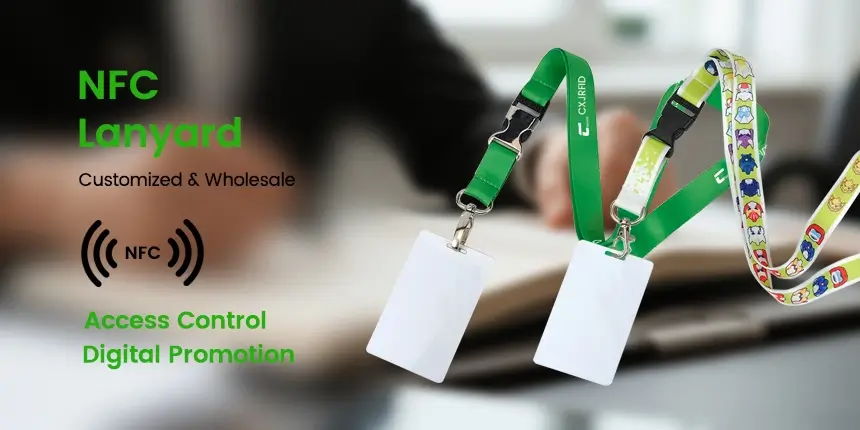 NFC Plastic Card RFID Badges Lanyard with Plastic/Metal Buckle NFC Plastic Card RFID Badges Lanyard with Plastic/Metal Buckle