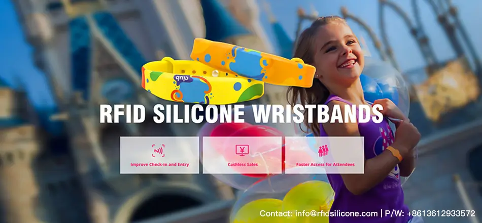 Adjustable Silicone RFID Wristbands NFC Bracelets for Kids & Adults Adjustable Silicone RFID Wristbands NFC Bracelets for Kids & Adults