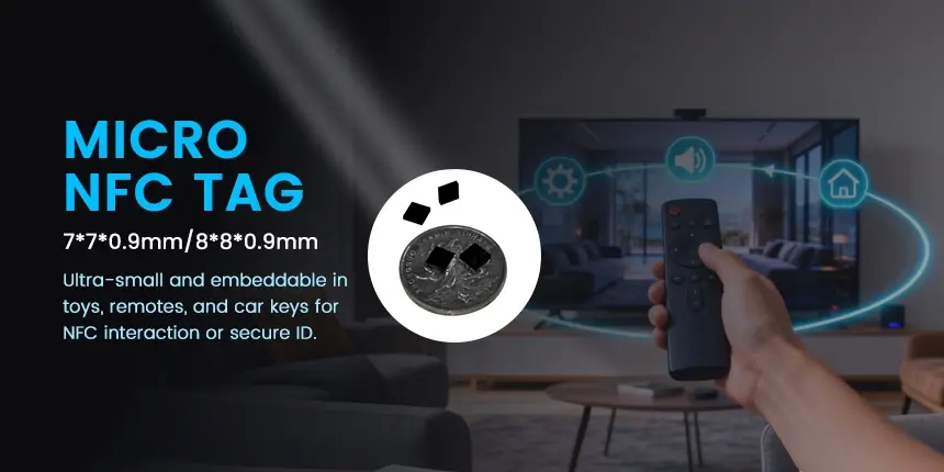 anti-metal micro nfc tag ip67 waterproof pcb hf tags