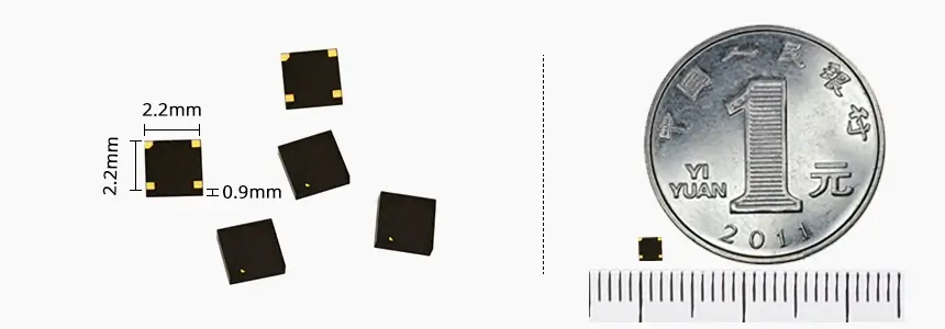 size and design of micro rfid tags rs-rmt04