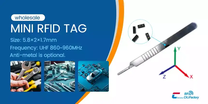 anti-metal pcb mini rfid tags r6p chip uhf tags suplier