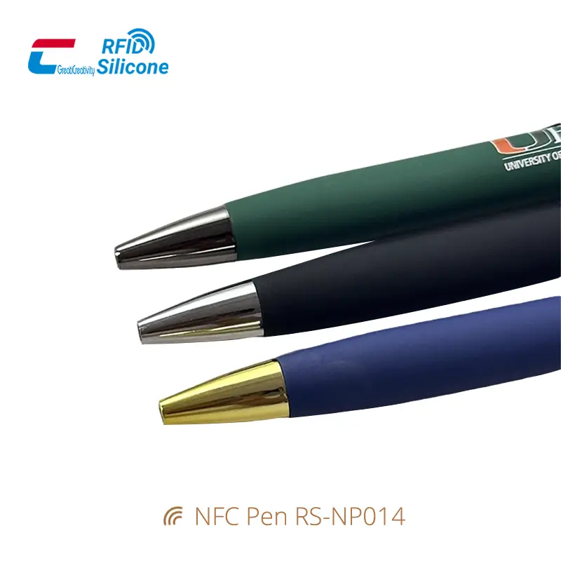 Aluminum NFC Metal Pen Push Ballpoint Pen