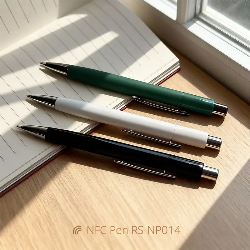 Aluminum NFC Metal Pen Push Ballpoint Pen