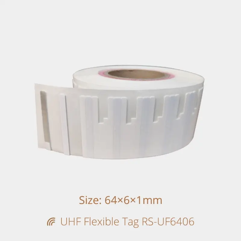 UHF RFID On Metal Tag Flexible for Curved Surfaces