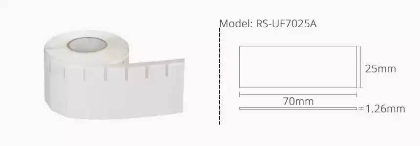 size of uhf flexible anti-metal tag rs-uf7025a size of uhf flexible anti-metal tag rs-uf7025a