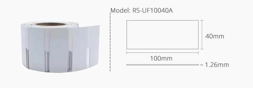 size of uhf flexible anti-metal rs-uf10040a size of uhf flexible anti-metal rs-uf10040a
