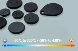 pps rfid laundry tag resistant to both low and high temperatures.