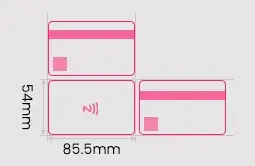 standard cr80 size standard cr80 size